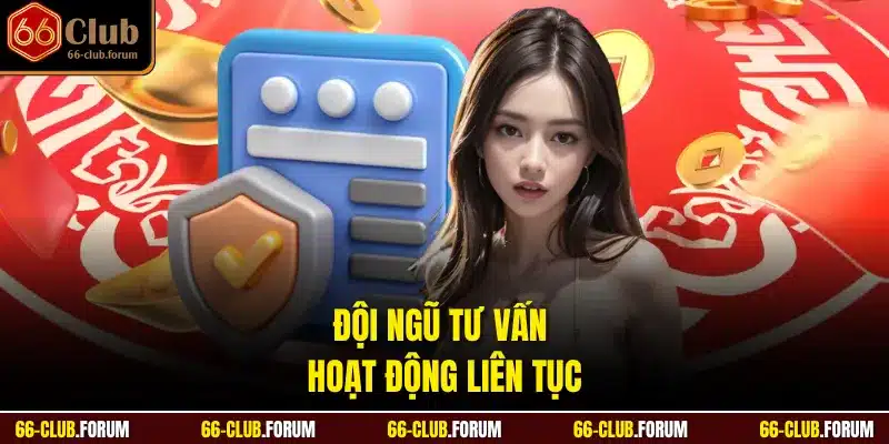 Đội ngũ tư vấn hoạt động liên tục