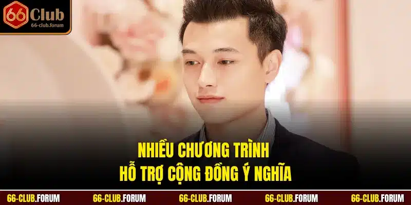 Nhiều chương trình hỗ trợ cộng đồng ý nghĩa